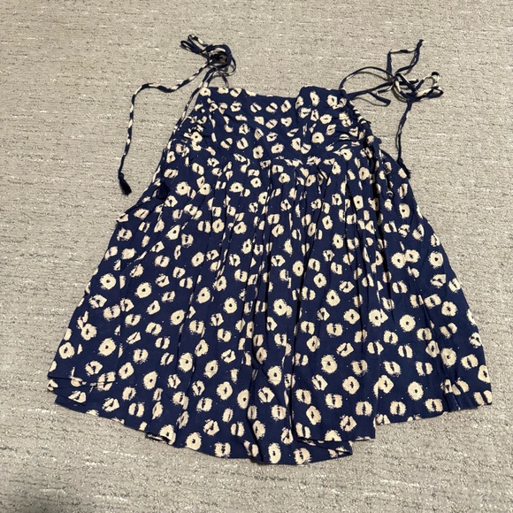 Free People Indigo Molly Tunic, Indigo Combo - Picture 2 of 6